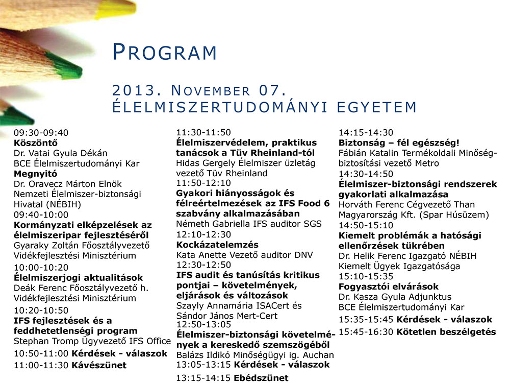 program 2013 2